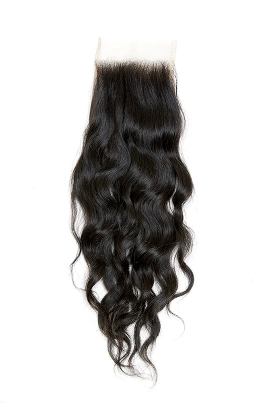 Raw Vietnamese 4x4 Natural Wavy Lace Closure