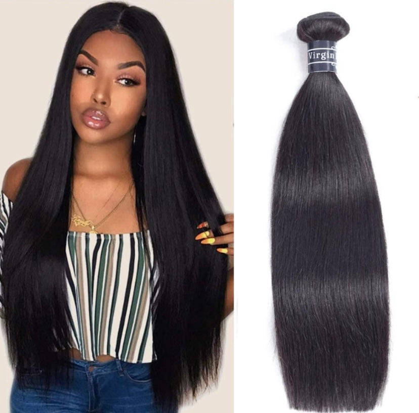 One Straight Virgin Hair Bundle